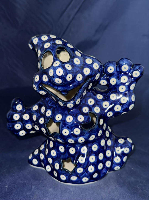 Vena Owls Eye Luminary Dancing Ghost - Shape: 520 - Pattern: Owls Eye