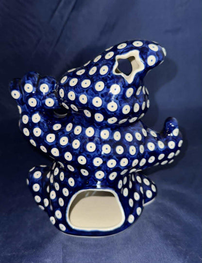 Vena Owls Eye Luminary Dancing Ghost - Shape: 520 - Pattern: Owls Eye