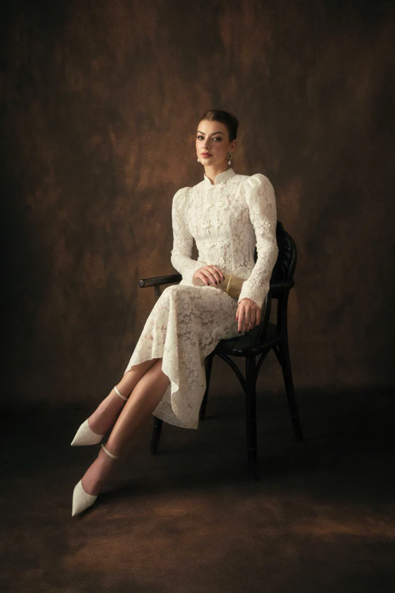 Victoire Lace Maxi Skirt
