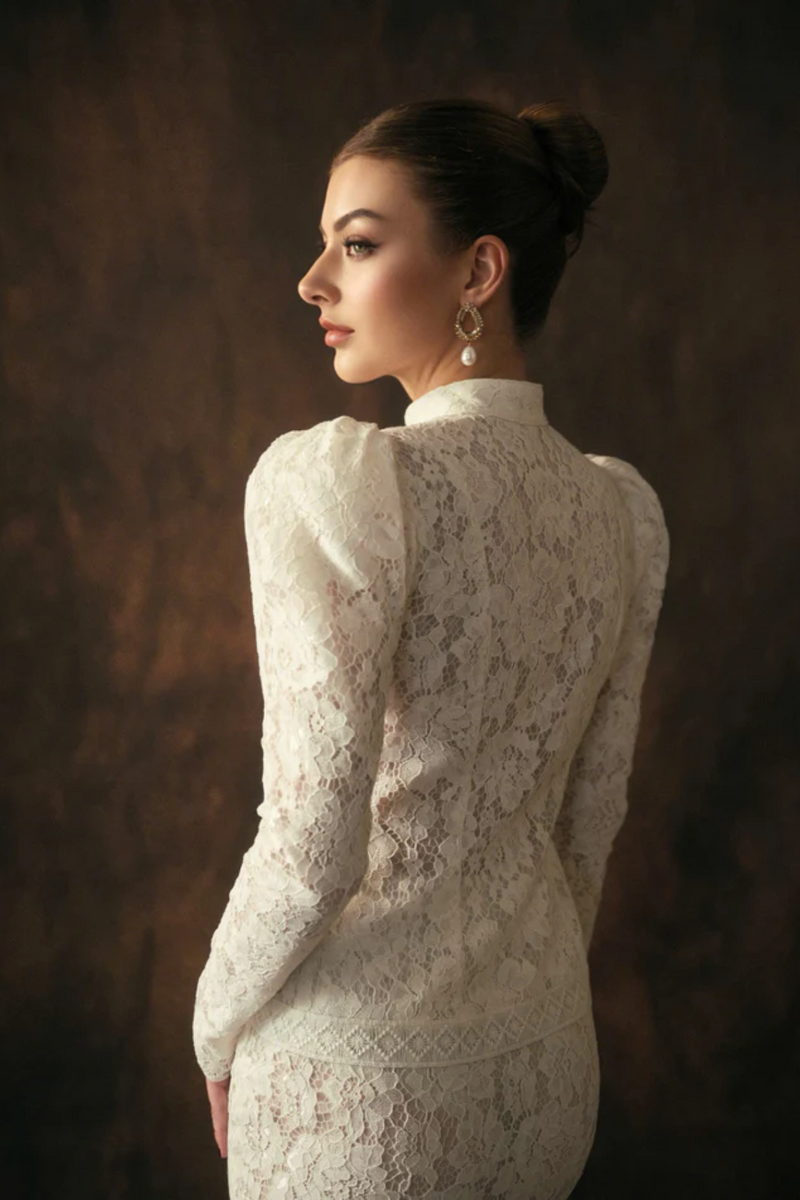 Victoire Lace Mini Skirt