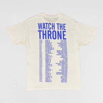 Watch The Throne 2012 USA Flag Tee In White