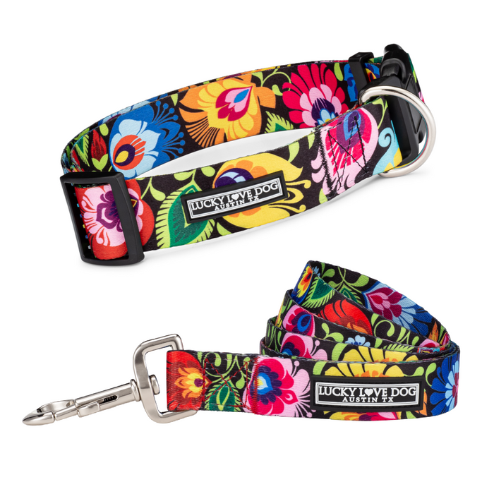 M / Wide Collar+Matching Leash (SAVE 10%)