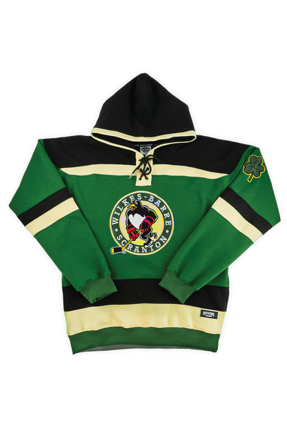[ Wilkes-Barre/Scranton Penguins ] St. Patrick Hockey Hoodie - Official League