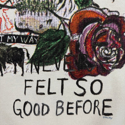 Yeezus 2015 Unreleased 'Never Felt So Good Before’ Hoodie By Wes Lang