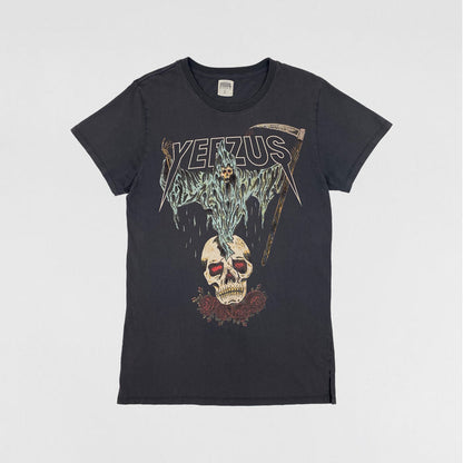 Yeezus Tour 2013 Black Friday Flying Reaper Tee By Wes Lang