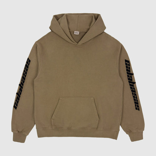 Yeezy 2017 Embroidered Calabasas Hoodie In Trench