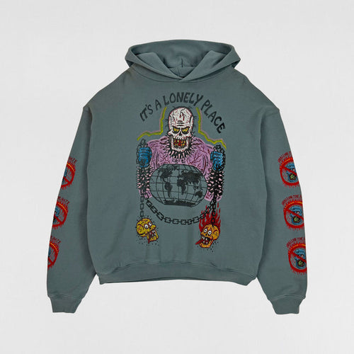 Yeezy 2018 XXXTENTACION 'One Minute' Hoodie In Glacier