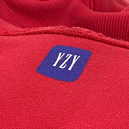 Yeezy Gap 2021 Double Layered Hoodie In Red