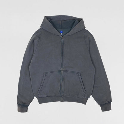 Yeezy Gap 2022 Zip Hoodie In Poetic Grey