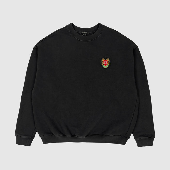 Yeezy Season 5 Calabasas Crest Crewneck In Ink