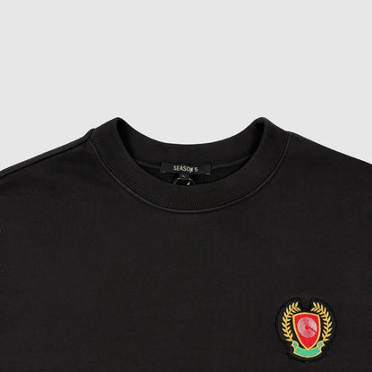 Yeezy Season 5 Calabasas Crest Crewneck In Ink
