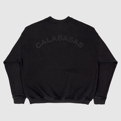 Yeezy Season 5 Calabasas Crest Crewneck In Ink