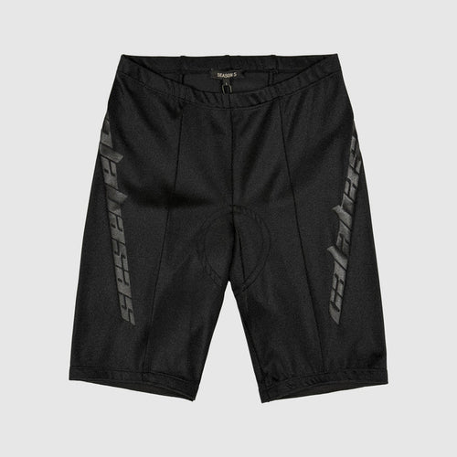 Yeezy Season 5 Calabasas Satin Jersey Biker Shorts In Ink