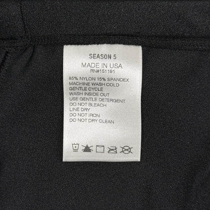 Yeezy Season 5 Calabasas Satin Jersey Biker Shorts In Ink