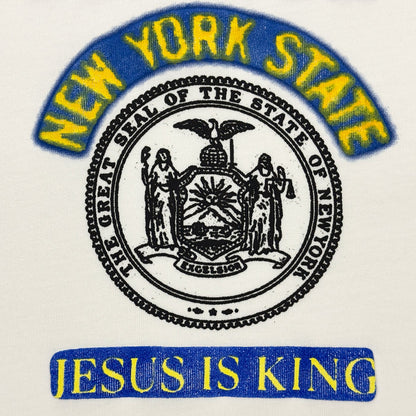 Yeezy Season 7 Jesus Is King New York LP Tee In White