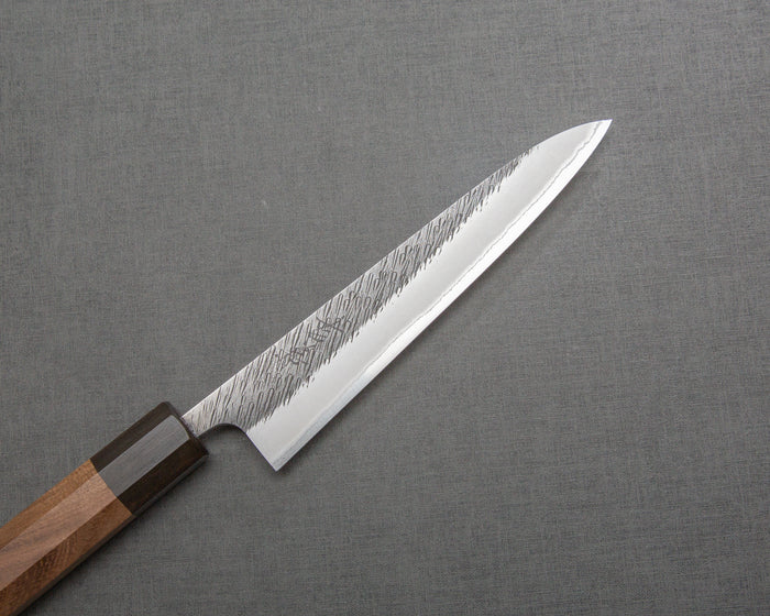 Yoshikane Shirogami #2 Kurouchi Tsuchime 150mm Petty with Enju Handle