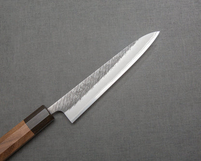 Yoshikane Shirogami #2 Kurouchi Tsuchime 150mm Petty with Enju Handle