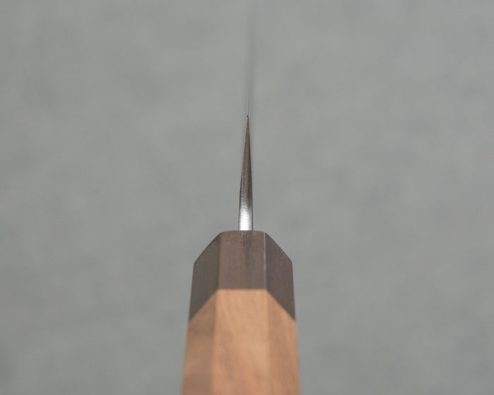 Yoshikane Shirogami #2 Kurouchi Tsuchime 150mm Petty with Enju Handle