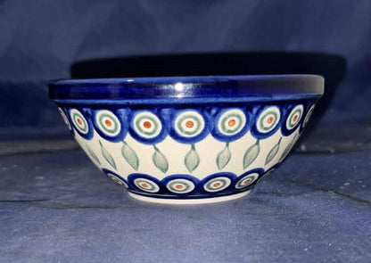 Zaklady Peacock 6" Bowl - Shape: GU848A - Pattern: Peacock (56)
