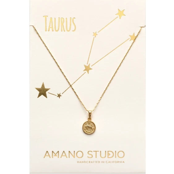 Zodiac Medallion Necklace - Ali's Wagon