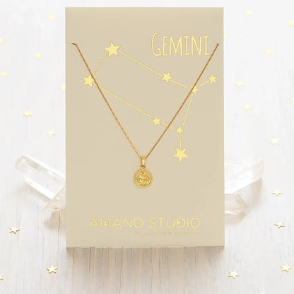 Zodiac Medallion Necklace - Ali's Wagon